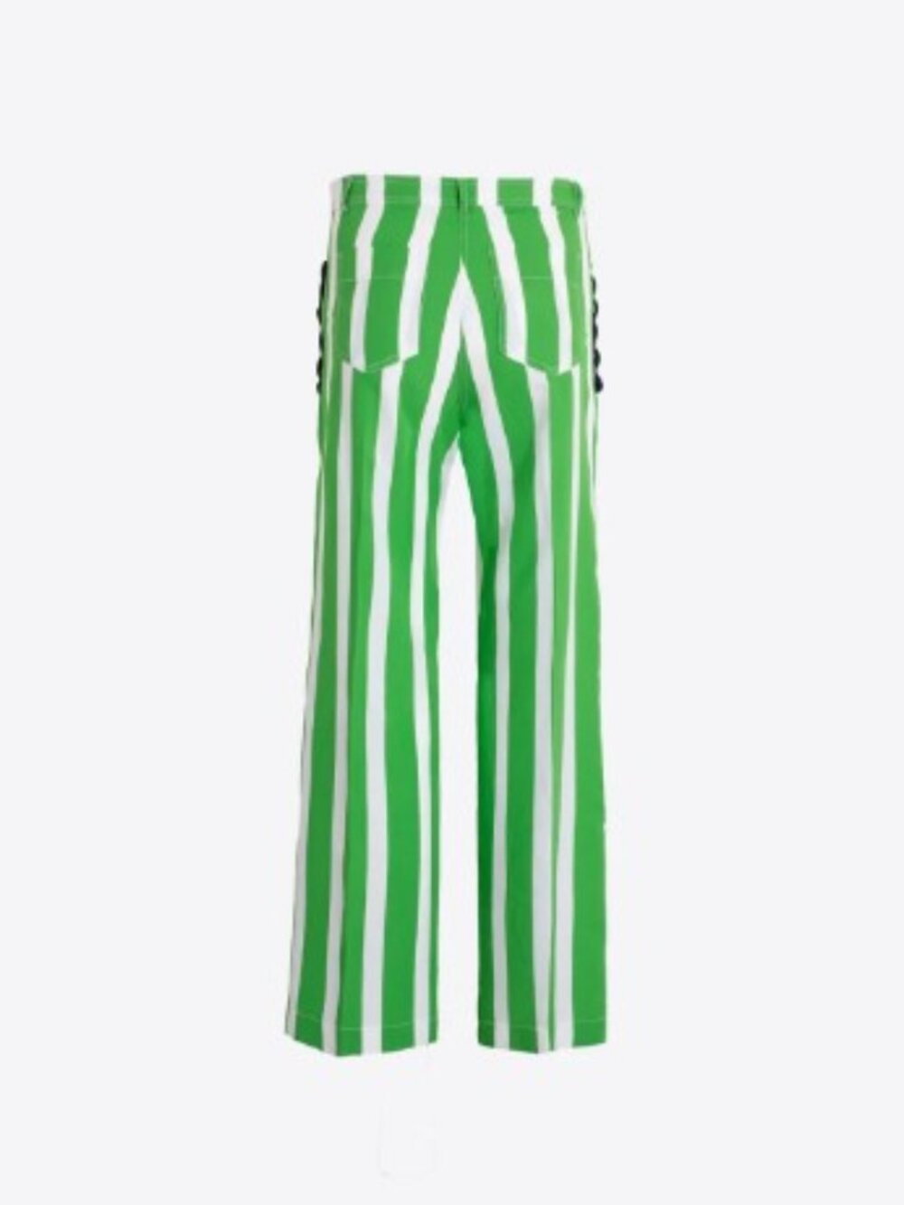 Vilagallo Green Striped Pants